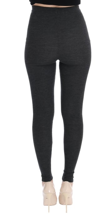 Geribbelde gebreide leggings - Image 3
