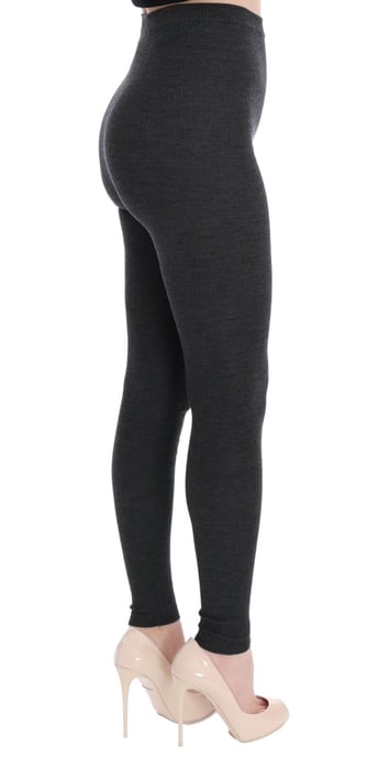 Geribbelde gebreide leggings - Image 4