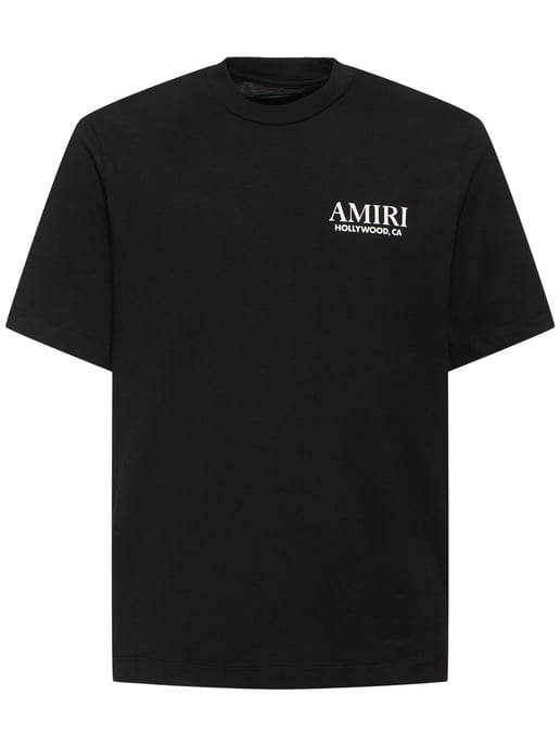 Hollywood Bones Stacked Logo T-Shirt in Black - Image 3