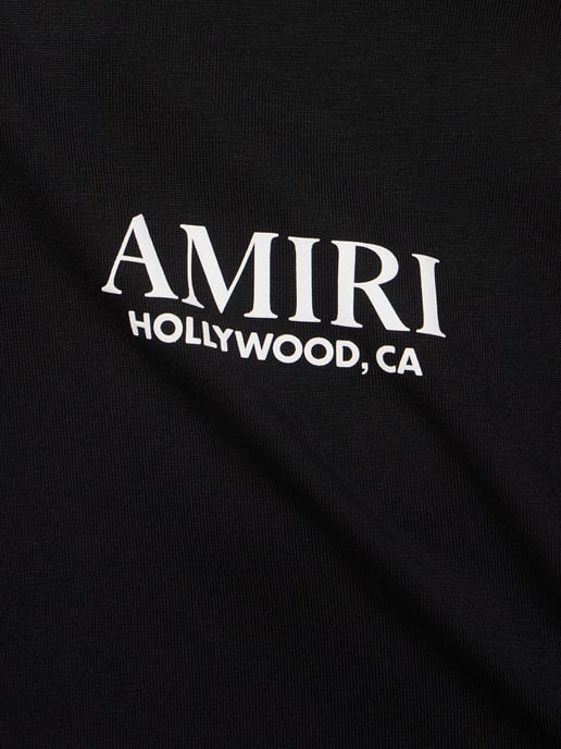 Hollywood Bones Stacked Logo T-Shirt in Black - Image 4
