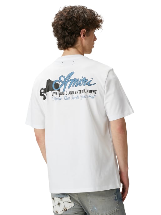 Jazz Band T-Shirt in White - Image 4