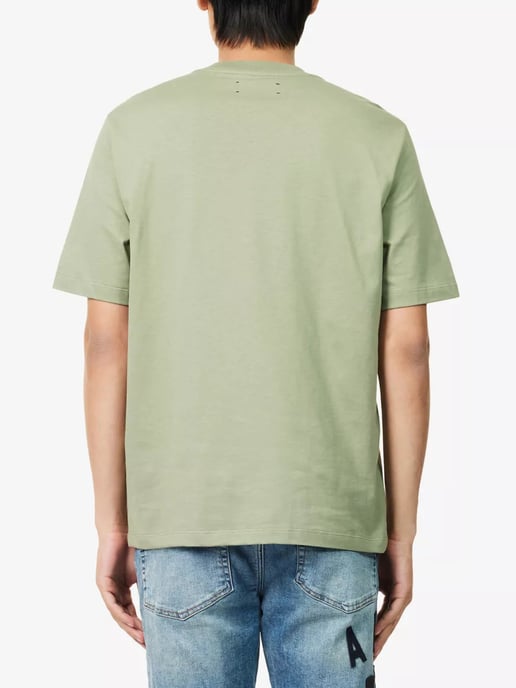 Logo Printed T-Shirt in Green - Image 4