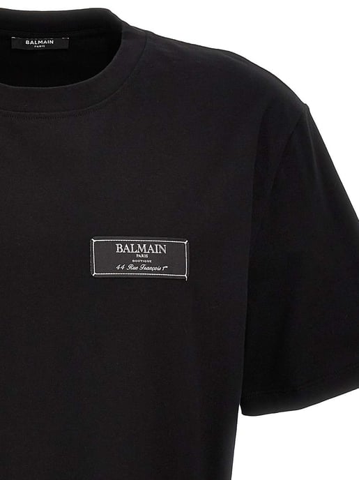 Logo Patch T-Shirt in Black - Image 3