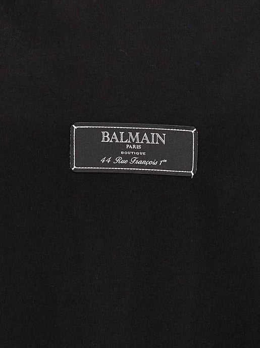 Logo Patch T-Shirt in Black - Image 4