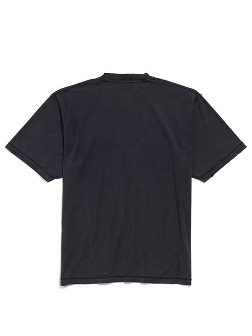 Logo Patch T-Shirt in Black - Image 2
