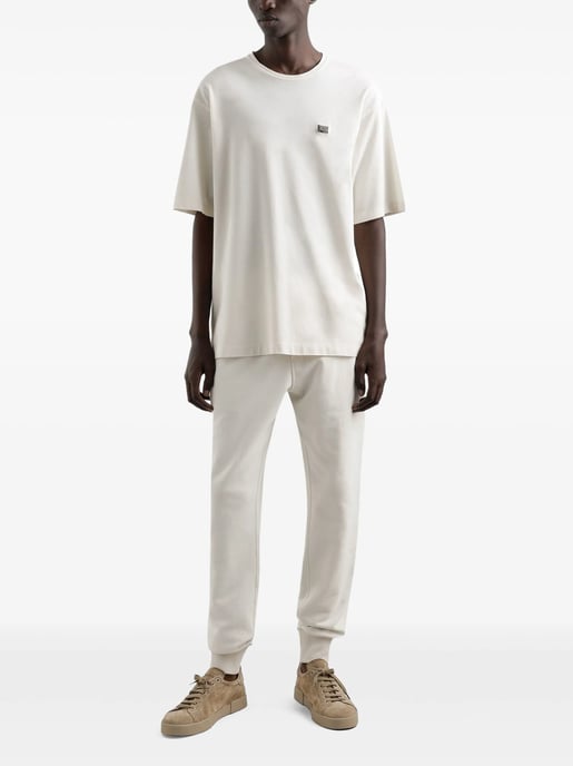 Metal Plaque T-Shirt in White - Image 1