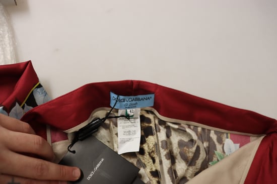 Leopardprint Broek met Bloemen Zijpaneel - Image 6
