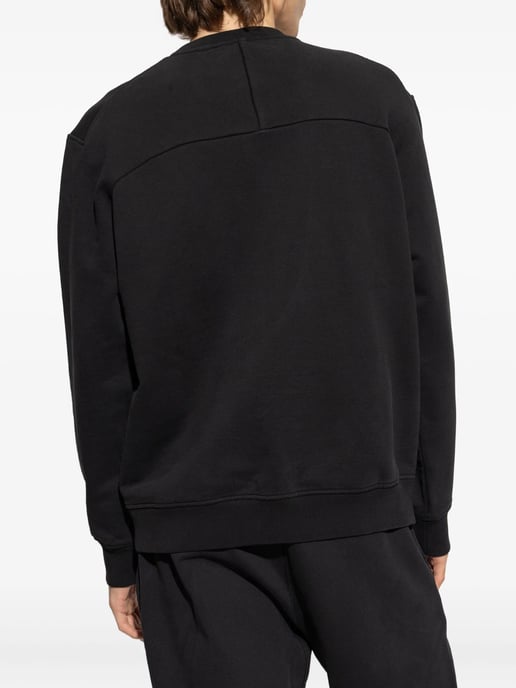 Logo Patch Sweatshirt in Black - Image 5