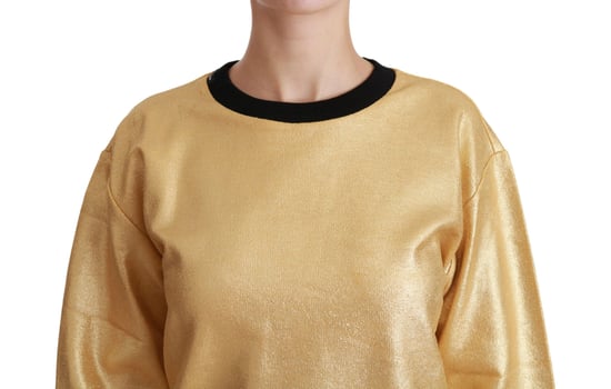 Dolce Gabbana Metallic Sweatshirt Goud - Image 5