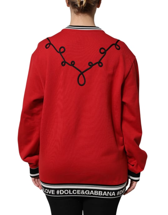 Broderad Crew Neck Sweatshirt - Image 4