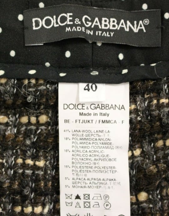 Dolce Gabbana Tweed Shorts - Image 6