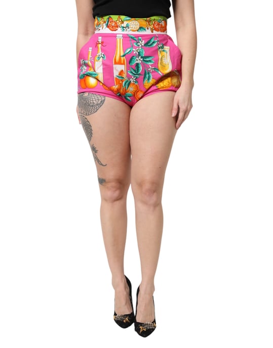 Citrusprint Hoge Taille Shorts - Image 2