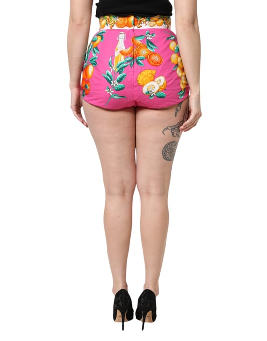Citrusprint Hoge Taille Shorts - Image 4