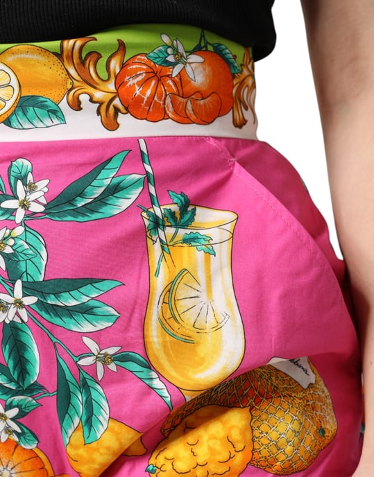 Citrusprint Hoge Taille Shorts - Image 5