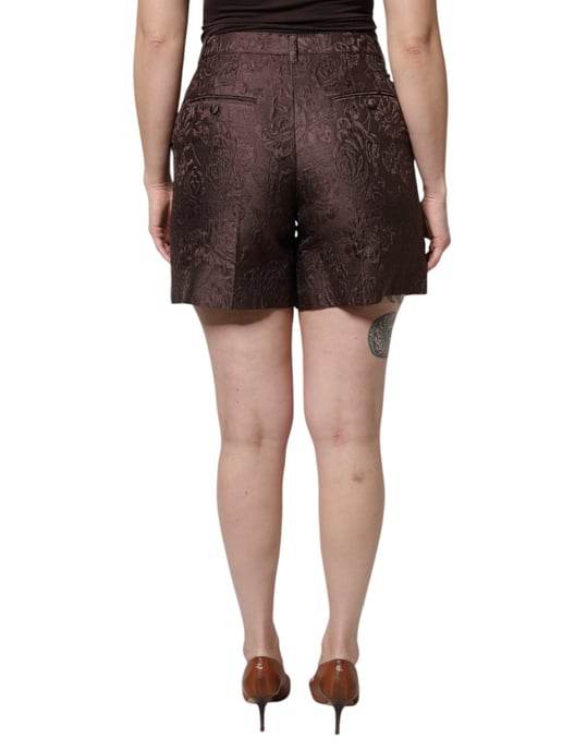 Floral Brocade Shorts - Image 4