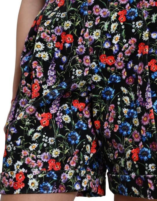 Bloemenprint Hoge Taille Shorts - Image 4