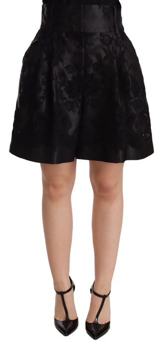 Dolce Gabbana Korte Broek met Bloemenborduursel - Image 1