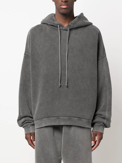 Logo Patch Hoodie in Black - Image 1