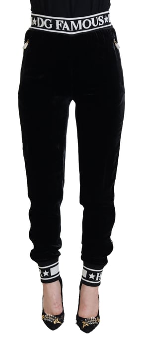 Velvet Joggingbroeken Met Een Relaxte Pasvorm - Image 1