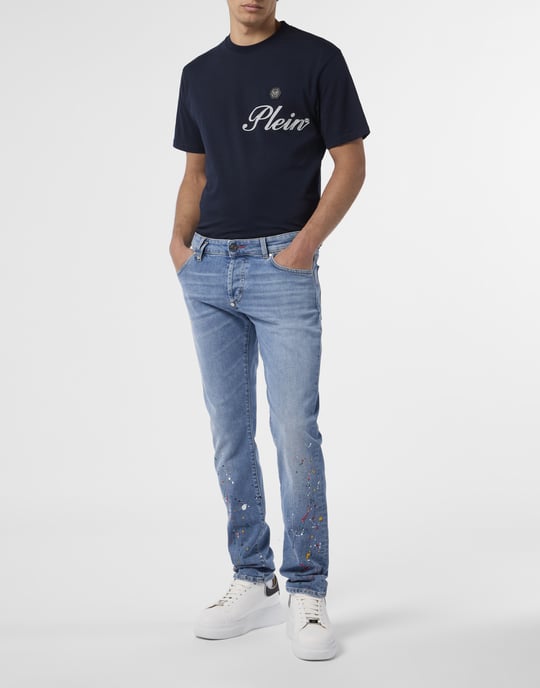 Super Straight Cut Jeans Paint - Image 4