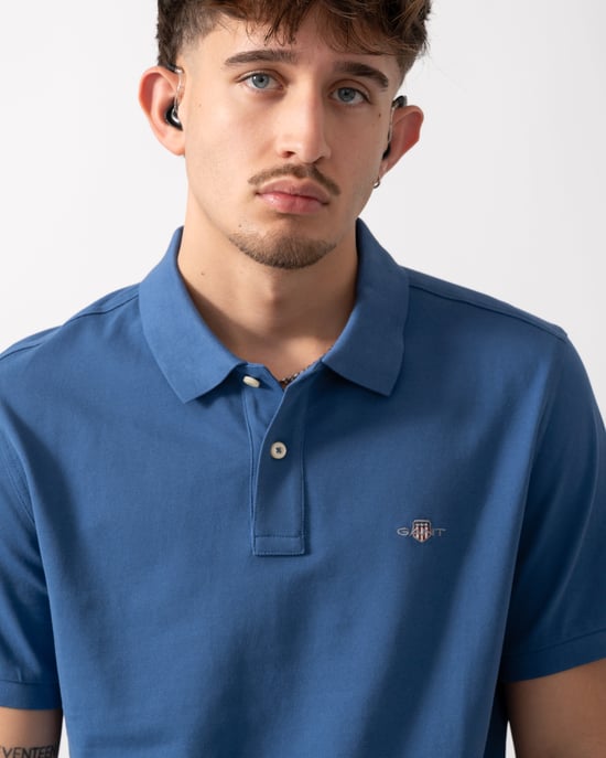 442 Regular Fit Polo in Blue - Image 4