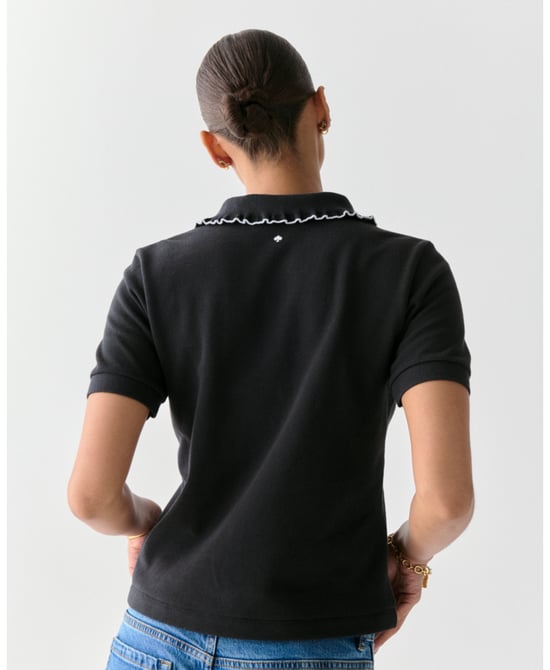 Ruffle Logo Polo Shirt - Image 2