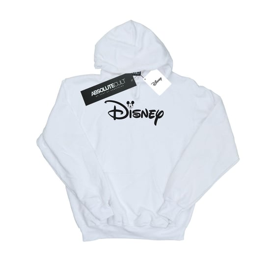 Disney Mens Mickey Mouse Head Logo Hoodie (White) - Image 1