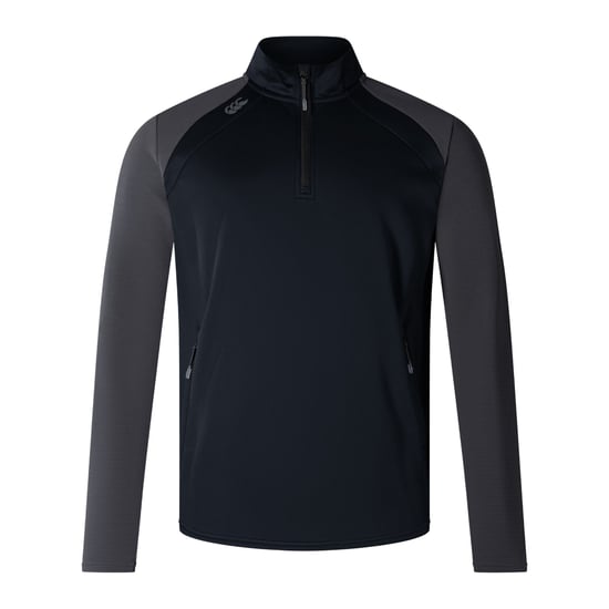 Canterbury Mens Elite Quarter Zip Top (Black) - Image 1