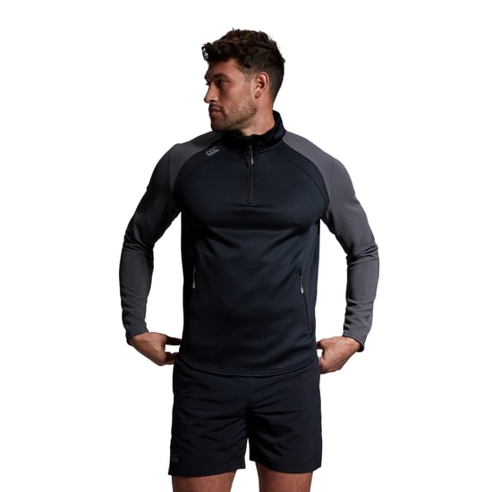 Canterbury Mens Elite Quarter Zip Top (Black) - Image 3