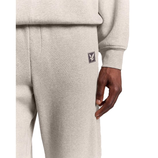 Lyle & Scott Joggingbyxor med rakt ben för herrar (Beige) - Image 3