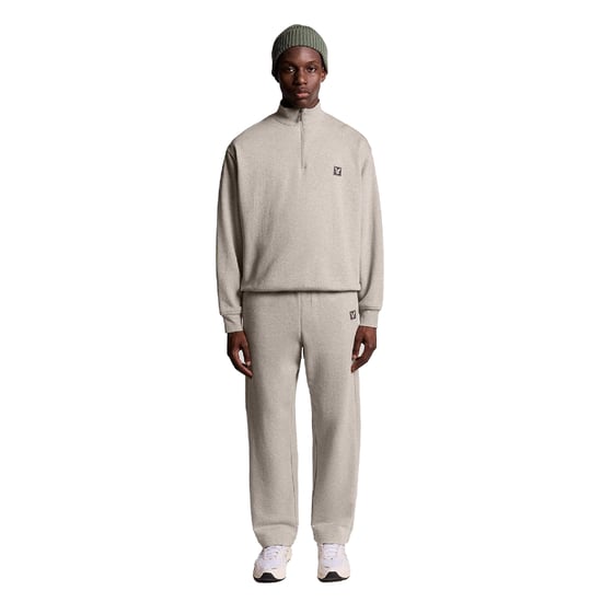 Lyle & Scott Joggingbyxor med rakt ben för herrar (Beige) - Image 4