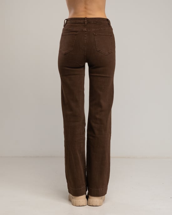 Basic high-waisted jeans - Image 3