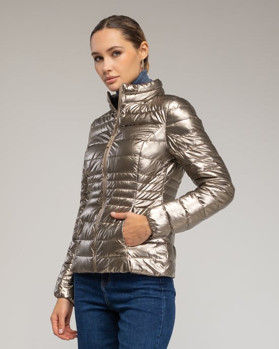 Basic metallic anorak - Image 3