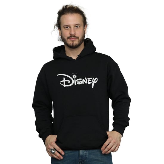 Disney Mens Mickey Mouse Head Logo Hoodie (Black) - Image 2