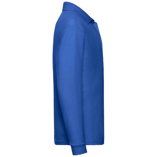 Fruit of the Loom Kinderen/Kinderen Lange Mouw Pique Polo Shirt (Koningsblauw) - Image 3
