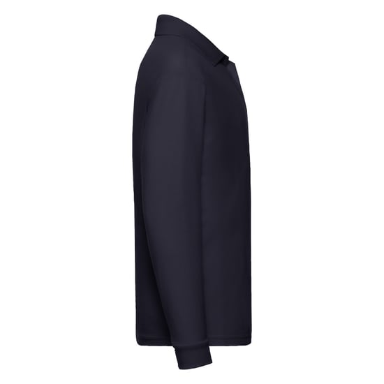 Fruit of the Loom Polo shirt met lange mouwen voor kinderen/Kinderen (Deep Navy) - Image 3
