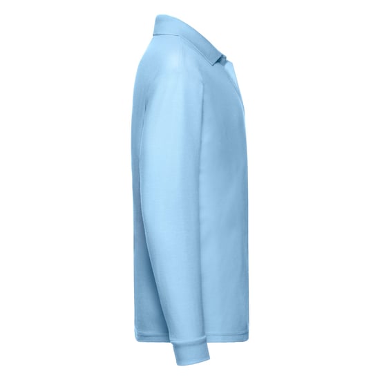 Fruit of the Loom Polo shirt met lange mouwen voor kinderen/Kinderen (Hemelsblauw) - Image 3