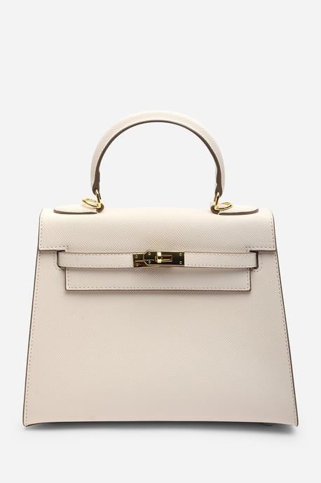 Wheres That From Womens 'Lluvia' Top Handle Satchel Mini Tote Bag with Turn-Lock Closure - Image 2