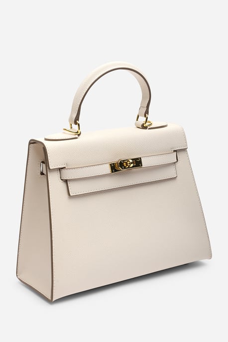 Wheres That From Womens 'Lluvia' Top Handle Satchel Mini Tote Bag with Turn-Lock Closure - Image 3