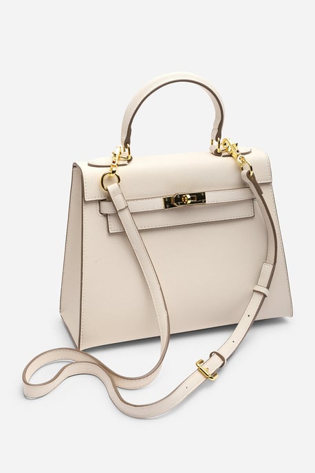 Wheres That From Womens 'Lluvia' Top Handle Satchel Mini Tote Bag with Turn-Lock Closure - Image 5