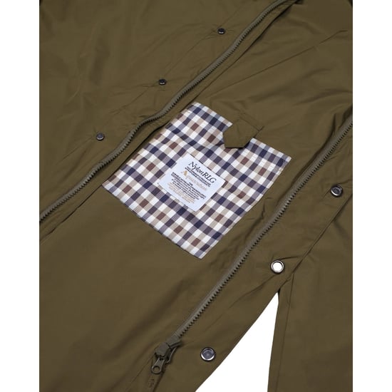 Aquascutum Active Rlg Packable Trench Army Green Jacket - Image 5