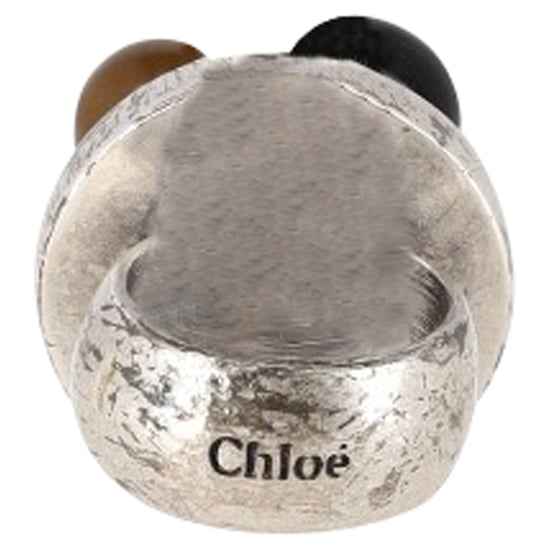 Chloé Embellished Ring in Silver Metal - Image 2