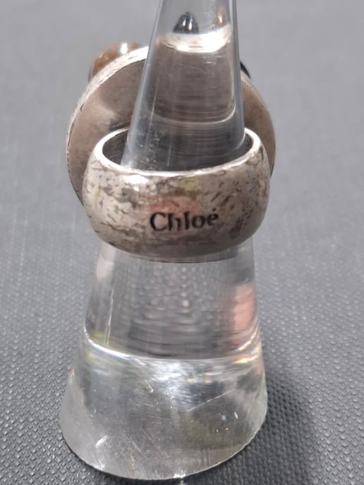 Chloé Embellished Ring in Silver Metal - Image 6