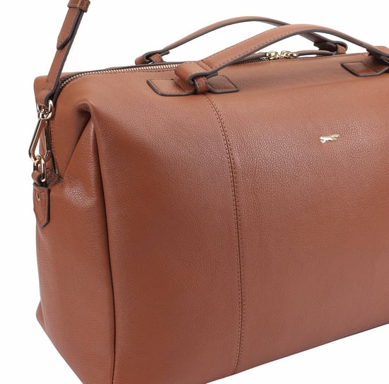 Odelia Leather Weekender Bag - Image 5