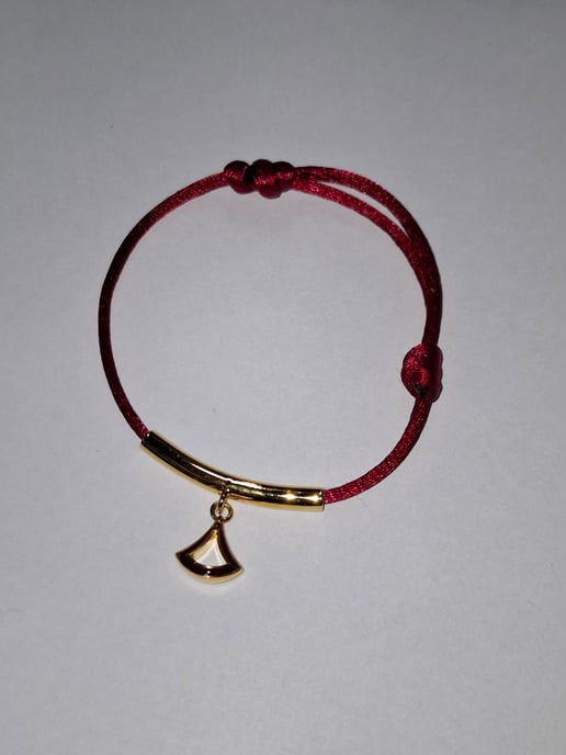 Bvlgari Divas’ Dream Bracelet in Red Cotton - Image 6