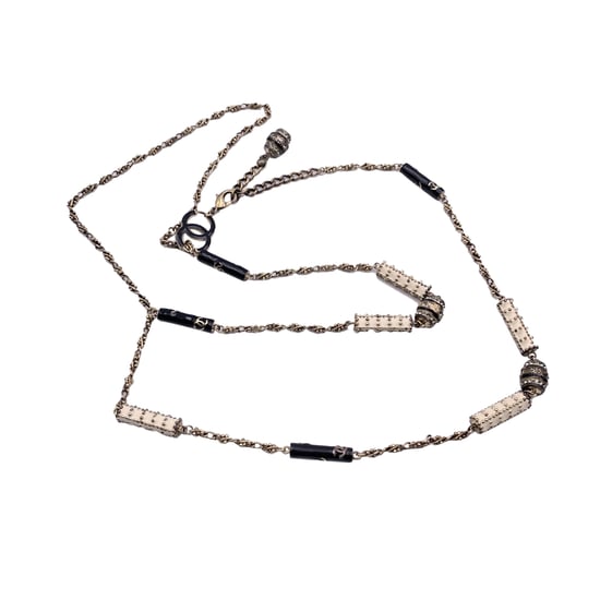 Chanel Metalen Ketting CC - Image 1