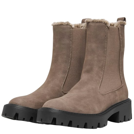 Only Womens/Ladies Betty-9 Calf Boots (Brown Stone) - Image 3