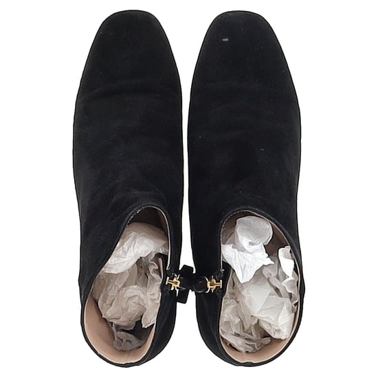 Stuart Weitzman The Freja Booties in Black Suede - Image 3