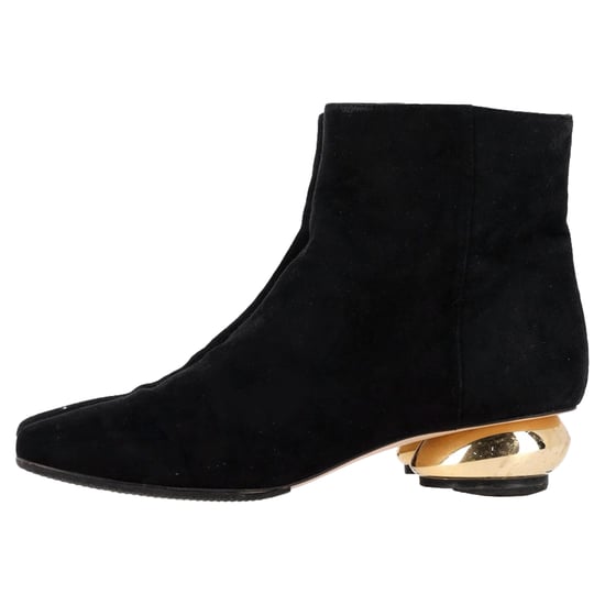 Stuart Weitzman The Freja Booties in Black Suede - Image 4