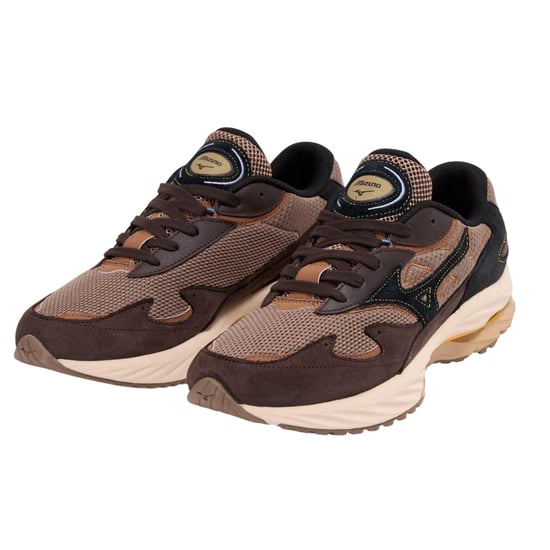 Mizuno Heren Wave Rider Trainers (Zwart) - Image 1